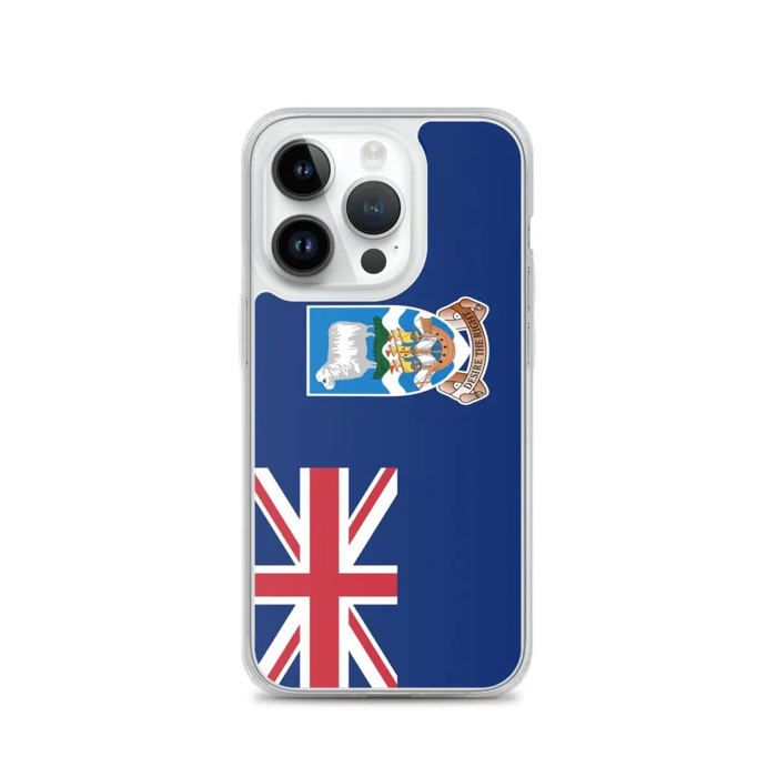 Coque Télephone Drapeau îles Malouines - iPhone 14 Pro