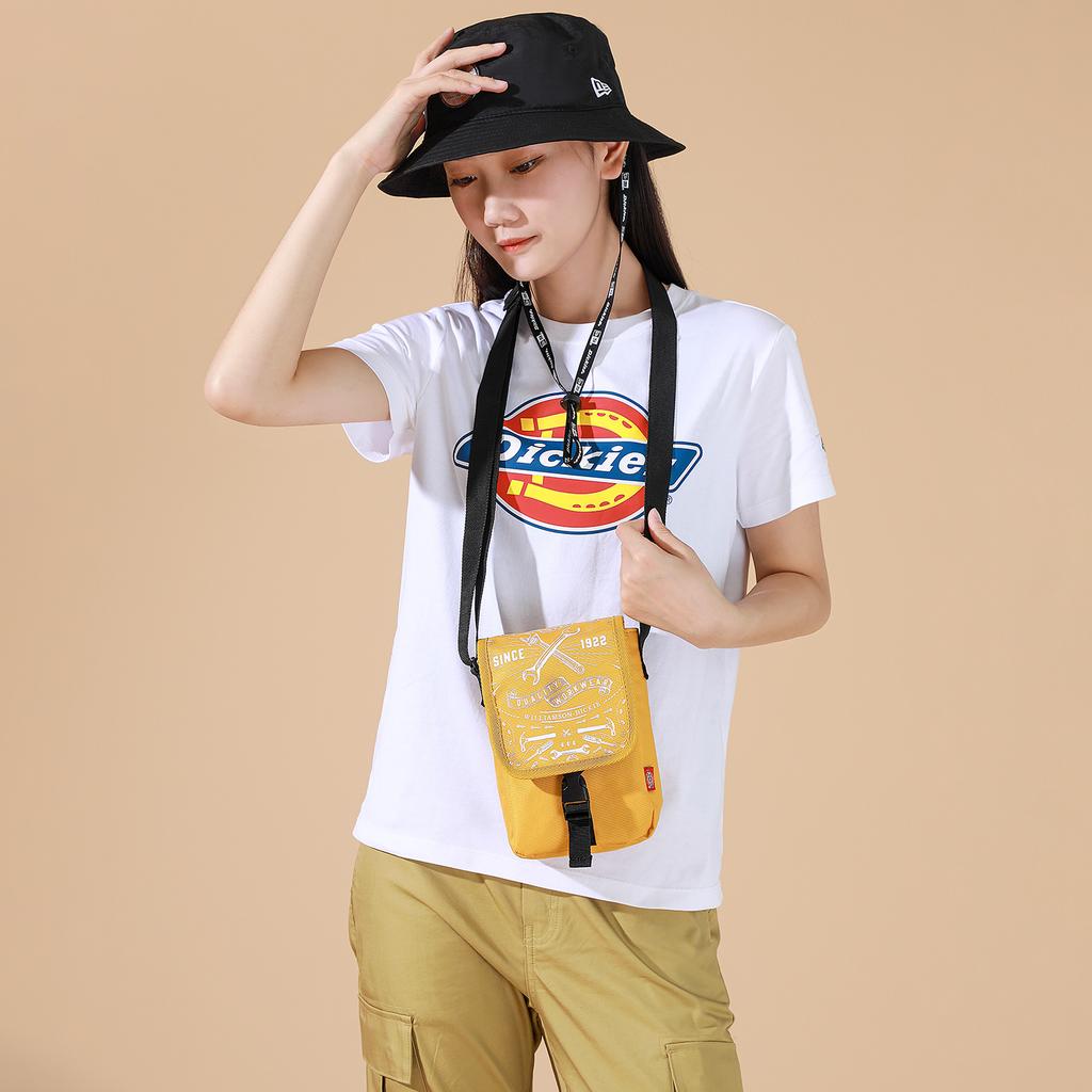 New Dickies Polyester Lining Crossbody Bag Regular Unisex Yellow DK009681YLX1