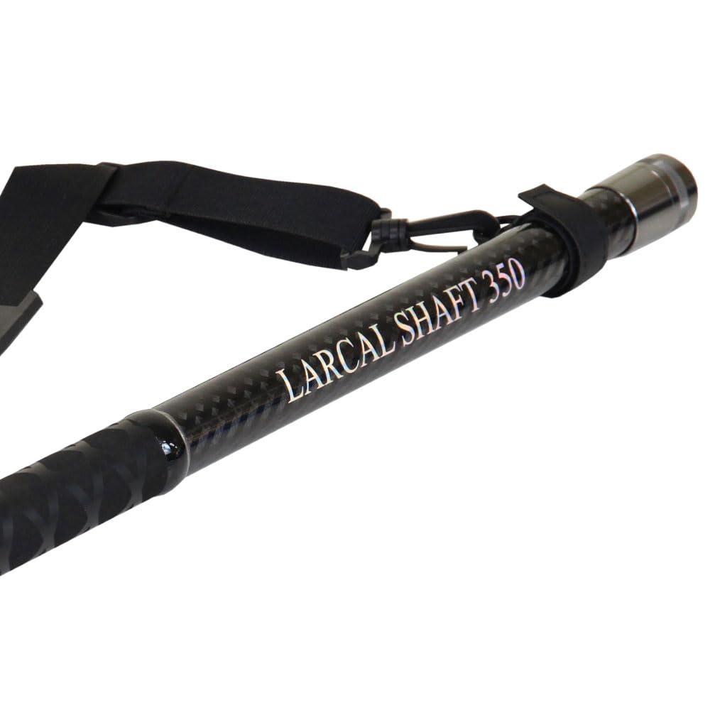 Ori-larcal Carbon Landing Shaft, Small Jointed Fishing Rod, LARCAL SHAFT, 3.5m/4m/4.5m/5m/5.5m/6m (Black, 3.5m)