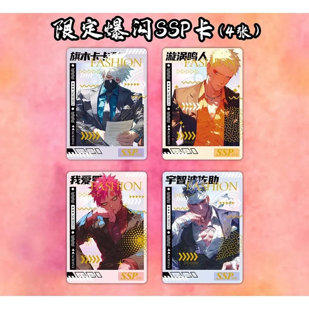 Little Dinosaur Genuine Naruto Game Cards Collection - Anime Characters Stylish Handsome SSR Hot Gold Silver Cards