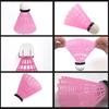 1Pcs Pink Imitation Nylon Ball Durable Badminton Outdoor Plastic Nylon Practice Game Training Use