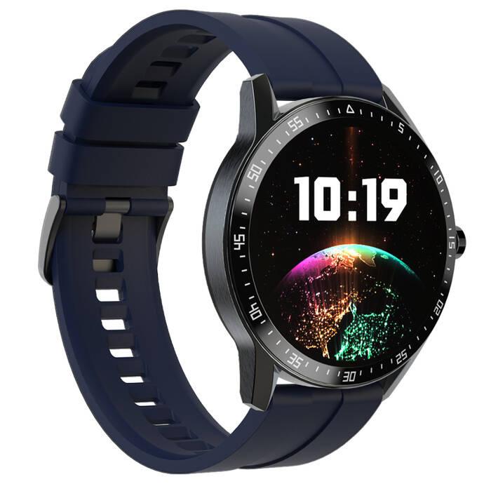 Smartwatch Męski G. Rossi Sw018-5 Black/Blue (Sg012E) Własne Tarcze