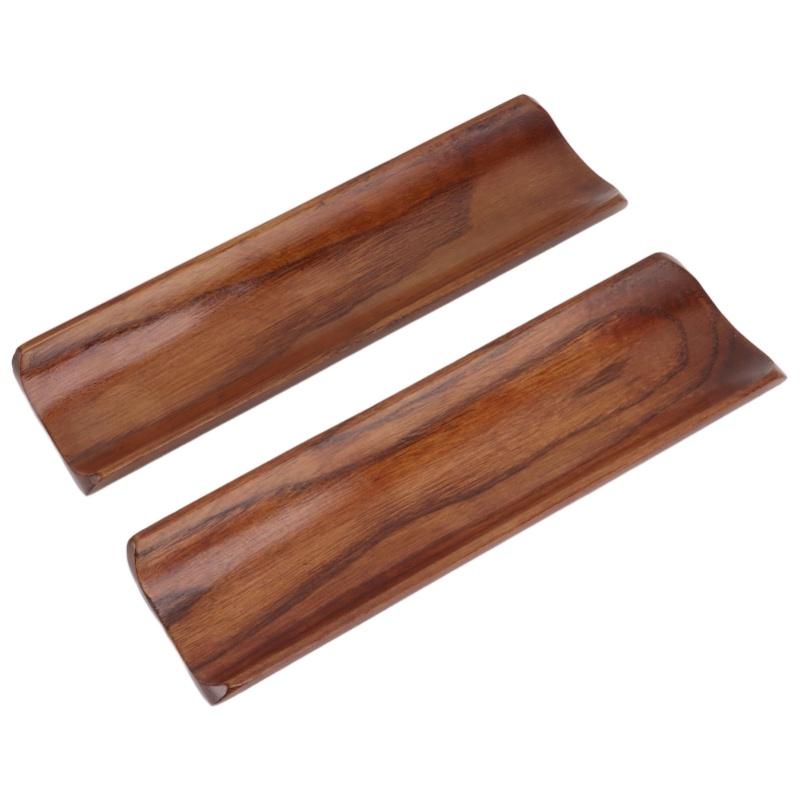 2 szt. Talerz do sushi Długi prostokątny Talerz Drewniany Japoński styl 7,2x2,1 cala Talerz do serwowania Na krakersy Impreza Dom