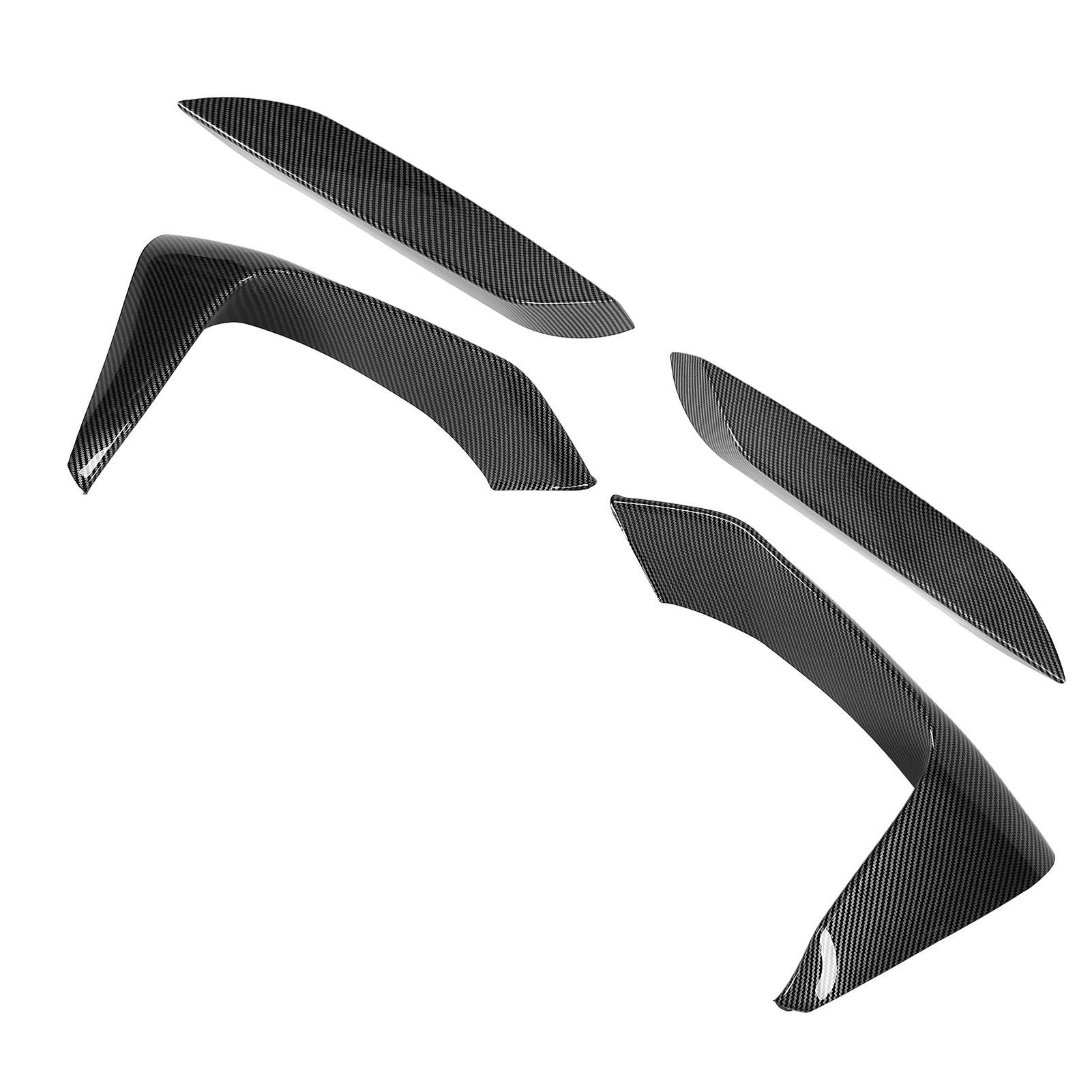 

4Pcs Front Bumper Grille Fog Light Spoiler Set ABS Improve Sporty Appearance Front Bumper Splitter for F80 F82 F8 4