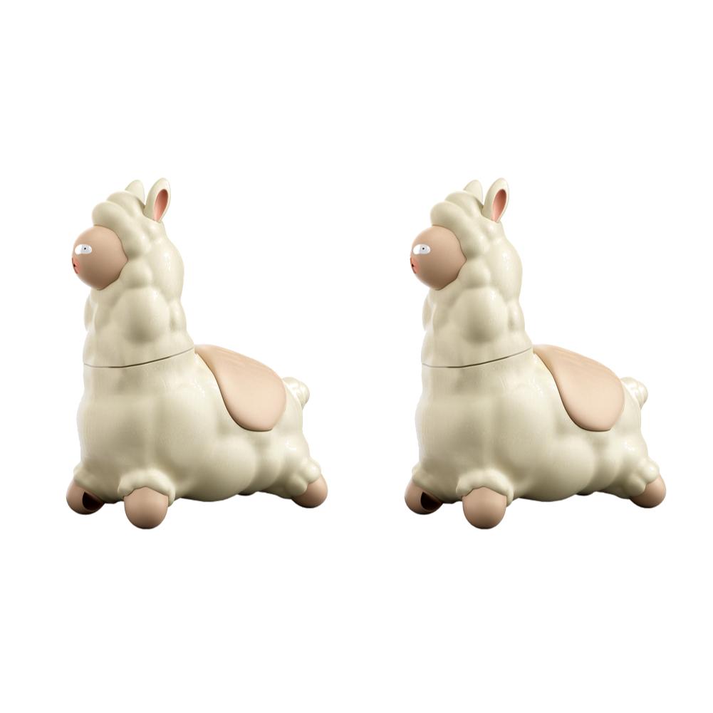 1-5 PCS Lama Pulvérisateur d'Eau Interactif Anti-Fuite Manuel Pistolet à Eau Cracheur Mignon Jouet à Presser pour l'Été Plage
