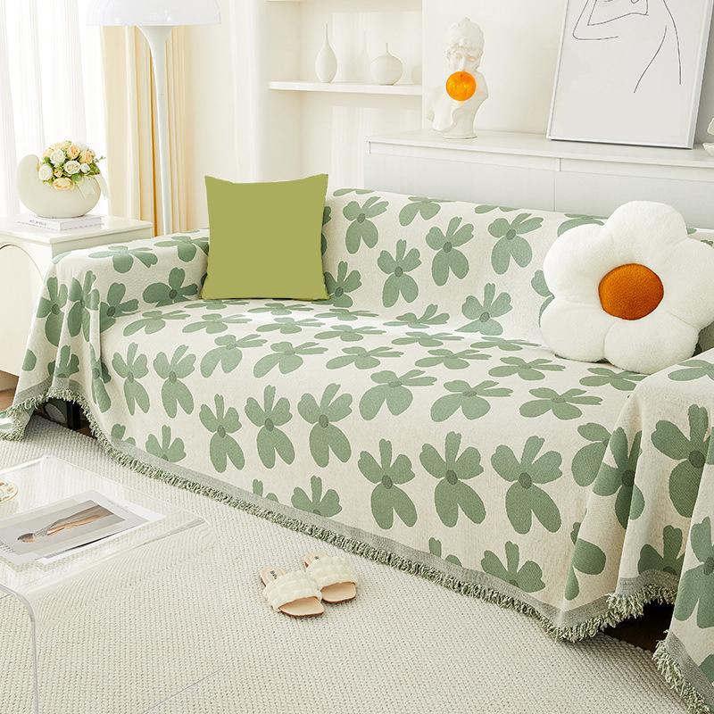 

1 шт., диванная подушка, тканевое двустороннее одеяло из синели, всесезонное универсальное нескользящее покрытие для гостиной, чехол для дивана, чехол для сиденья 180X130