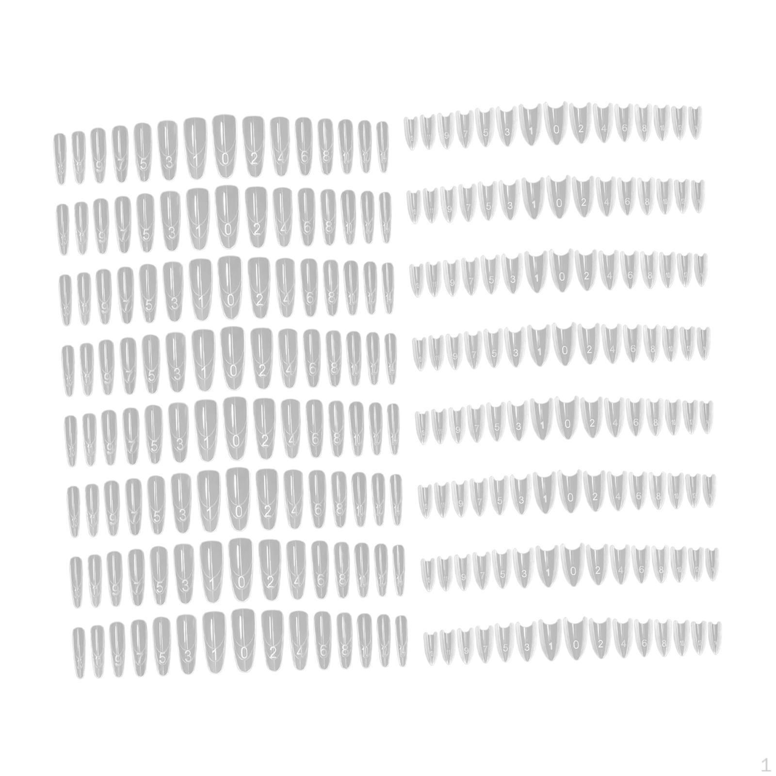 

240 Pieces Manicure Tool Professional Art Forms Accessories Oval