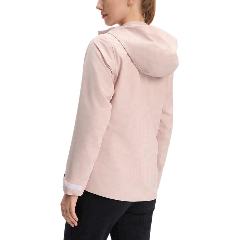 FILA Fashionable Warm Hooded Two-Piece Set Women Outerwear Nude-Pink A11W441705FPK