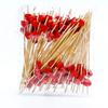 100 Pcs/12cm Disposable Fruit Pick Creative Handmade Heart Shape Bead Appetizer Picks Fruit Toothpicks Party Supplies Toothpick
