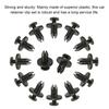 YWLiHcme 50pcs Universal Car Fender Retainer Plastic Clip Portable Vehicle Fastener Rivets 6mm Hole Automotive Push Pins