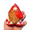 Valentine's Day Gnome Figurine 3D Printed Red Love Heart Gnome Statue for Indoor Home Table Tiered Tray Decor Romantic Gift for Him Her Wedding
