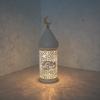2025 New Decorative Holder Ramadan Decoration Metal Lamp Tea Light Holder for Mantel Table Desk Dining Room Home