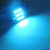 2 stk Ultra blå 31 mm bilinteriør Dome Festoon LED lyspærer DC 12V