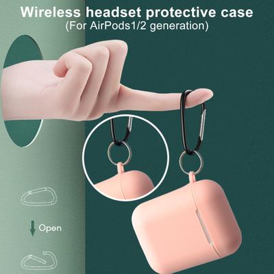 Protišmykové Protiškrabaniu Mäkké Ochranné Puzdro pre Silikónové Slúchadlá AirPods 45659
