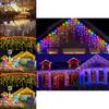 Gipskraut-Stil Solar-Lichterkette mit blinkenden Sternen für Weihnachts- und Hochzeitsdekoration