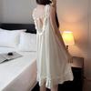Ice Silk Suspender Nightgown Women Can Wear New Fungus Edge Dress Pajamas In Summer, Pure Lust Style Loungewear