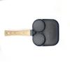 Lilang Maifan Stone Non-Stick 2-Hole Breakfast Frying Pan
