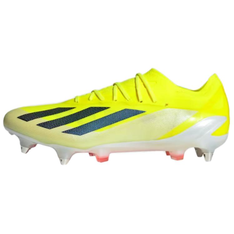 New Adidas X CRAZYFAST Slip Resistant Abrasion Resistant Soccer Shoes Men's Yellow IF0665