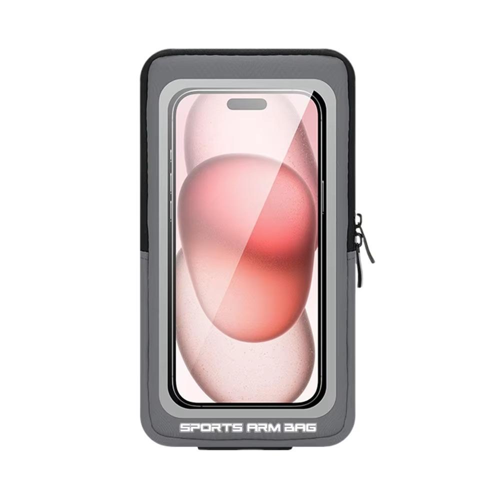 

Сенсорные нарукавники для телефона 7 дюймов Унисекс Сумка для телефона на запястье для бега Сумка для телефона через плечо Велоспорт grey