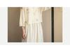 Women's Summer Lightweight White Embroidered Cotton Retro Shirt
