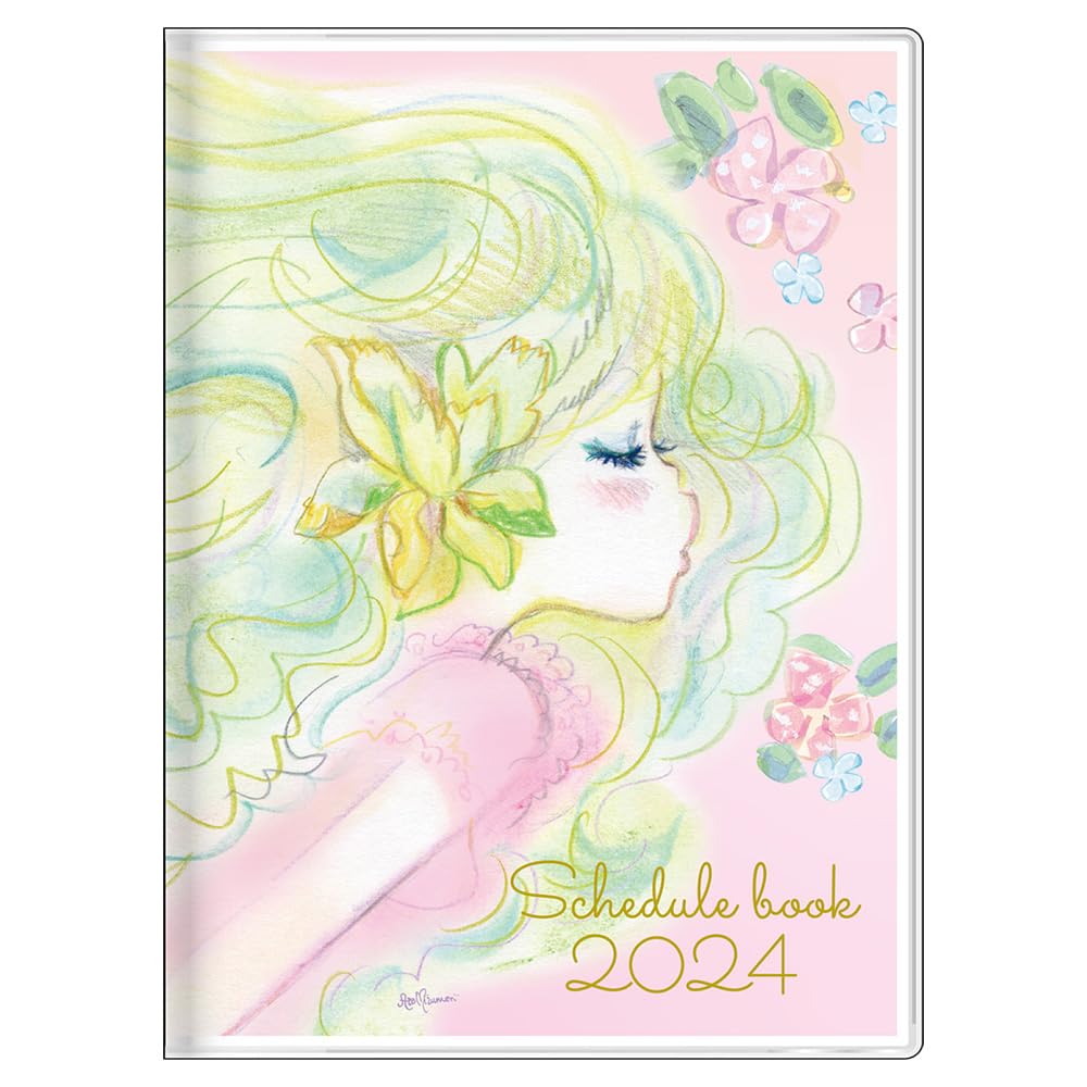 

Sunstar Stationery Ado Mizumori 2024 Еженедельный блокнот B6 Розовый S2957337