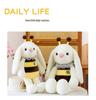 Kreatives Bienen-Kaninchen Plüschtier - Kleines Kaninchen Kuschelkissen Puppe für Kindergeburtstagsgeschenk