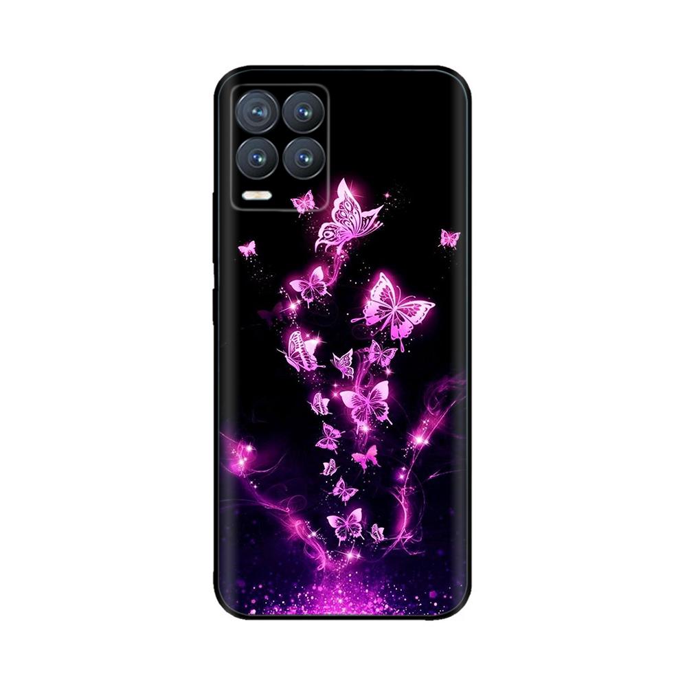 Für Realme 8 Hülle Niedliche Cartoon Bemalte Silikon Rückseite Für Realme 8 Pro 8i Realme8 4G RMX3085 Weiche TPU Handyhülle Coque Etui