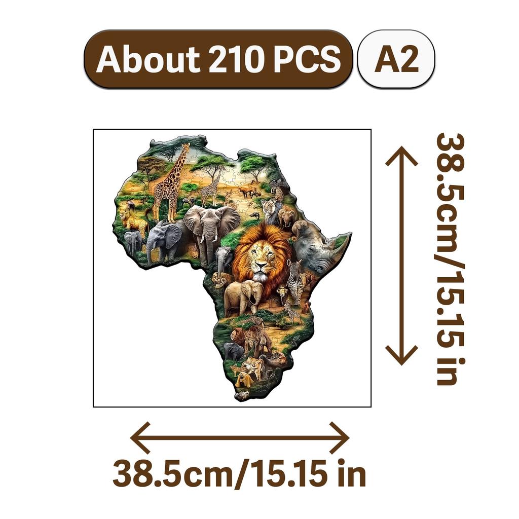 The Owl and Animals Theme Wooden Jigsaw Puzzle Wood Home Decor Painting Christmas and Halloween Gift Toy for Teen and Kid