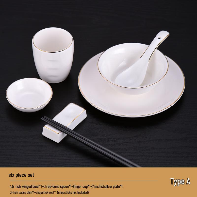 New Chinese Ceramic Dinnerware Set