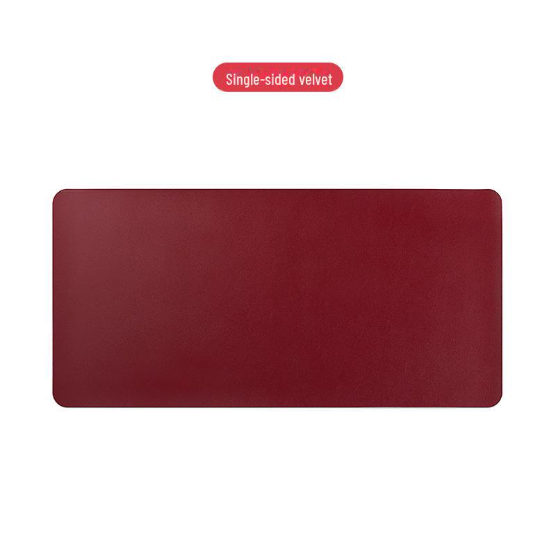 Vlastní velká kožená podložka na stůl pod myš a klávesnici s logem