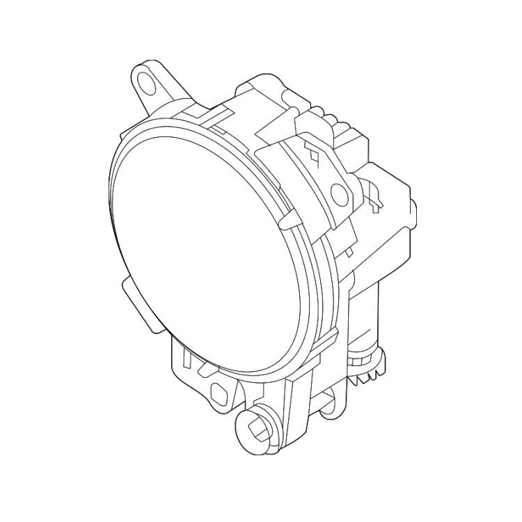 LR130799: Compatible Front Fog Light for 2020 Land Rover Defender