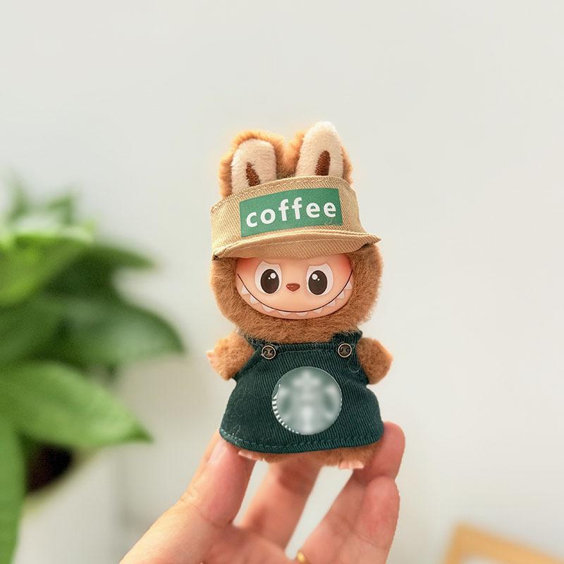 Mini Version 4.0 Vinyl Face Plush Blind Box Doll Clothes Christmas Set Small Nose Gaga Heart Bottom Password