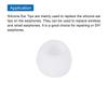 uxcell Replacement Silicone Ear Tips for Pack of 24 Earphones, Small, White,