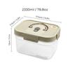 Plastic Stackable Preservation Box With Handle Refrigerator Egg Fresh-keeping Box Stackable Fruit Vegetable Storage Container