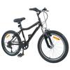 Kids  Bicycle 20 Inch 6 Speed for Ages 6 11 Black