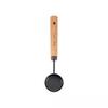 8-Piece Stainless Steel Measuring Cup & Spoon Set with Titanium Gold & Wooden Handles