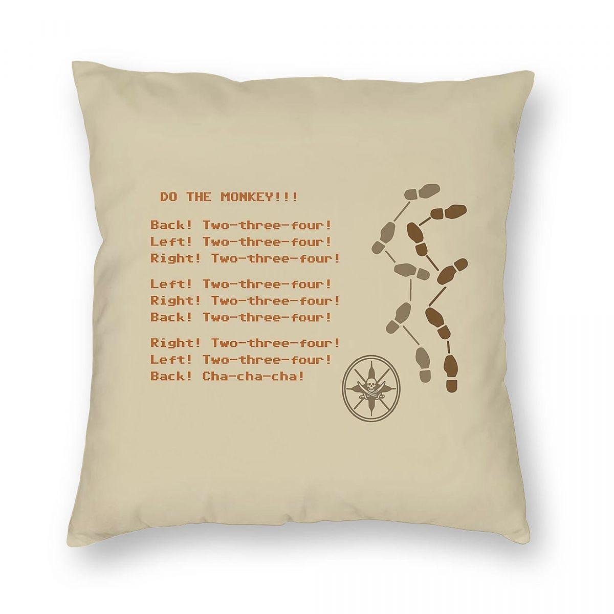 Monkey Island Guybrush Threepwood Pillowcase Polyester Linen Velvet Creative Zip Decor Pillow Case Room Cushion Cover 30x30cm