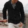 Knitted Cardigan Men's Single-breasted Loose Models Coarse Needle Sweater Men's Spring and Fall Outer Wear