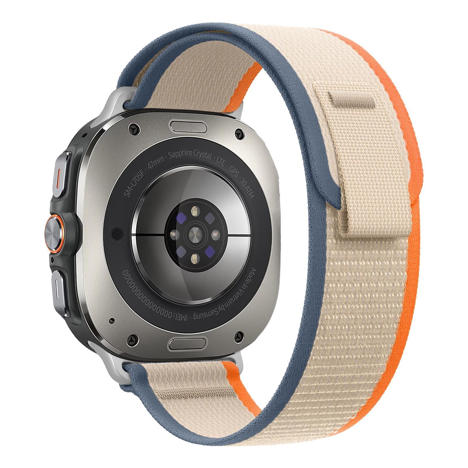

Ремешок Trail Strap для Samsung Galaxy Watch Ultra 47 мм, спортивный нейлоновый регулируемый эластичный дышащий сменный ремешок для часов Samsung Galaxy Watch 7 Ultra Band