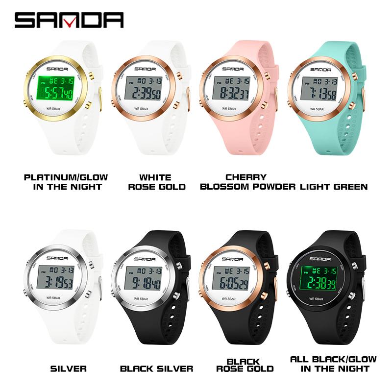 Boys Girls Digital Watch Women LED Sports Watch For Women Wrist Watch Ladies Waterproof Electronic Watch Children Gift