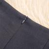 Women's Gray High-Waist A-line Wide Leg Skirt Shorts - Spring/Summer 2025 Collection