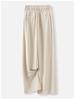 Women's Matte Acetate Wide-Leg and Narrow-Leg Slimming Casual Pants - Summer 2025 Collection