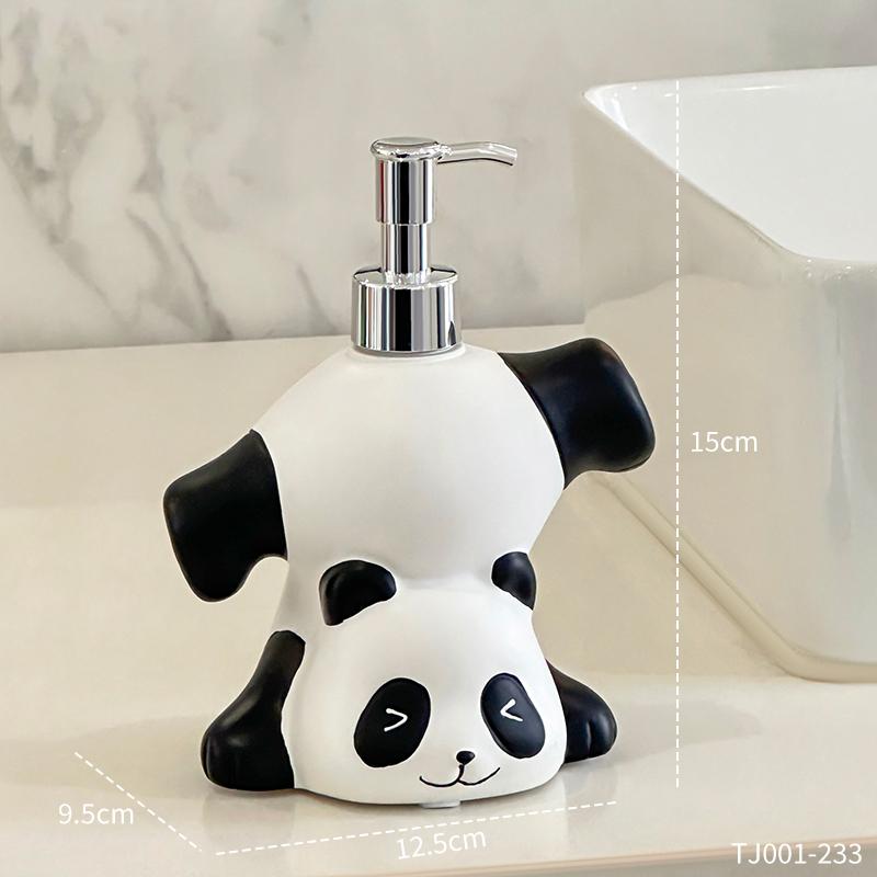Creative Cute Panda Soap Bottle Panda Shaped Split Bottle Bathroom Decoration Shampoo Bottle Girl s Gift