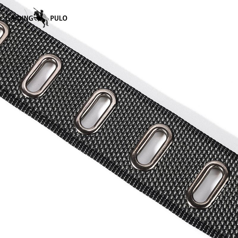 Men's Pin Buckle Canvas Belt Youth Overalls Belt Casual Durable Belt Fashion Trend All-match Belt