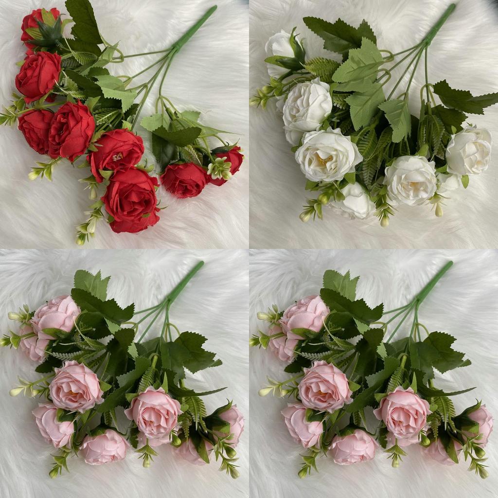Nordic Velvet Peony Artificial Flowers For Indoor Decoration