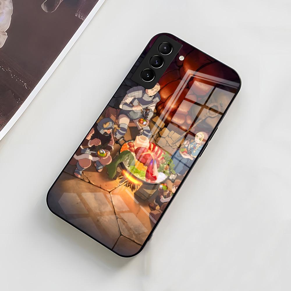 D-DungeonM- Meshi Phone Case For Samsung A56 A36 A26 A16 A15 A25 A35 A55 A14 A34 A24 A54 Glass Case