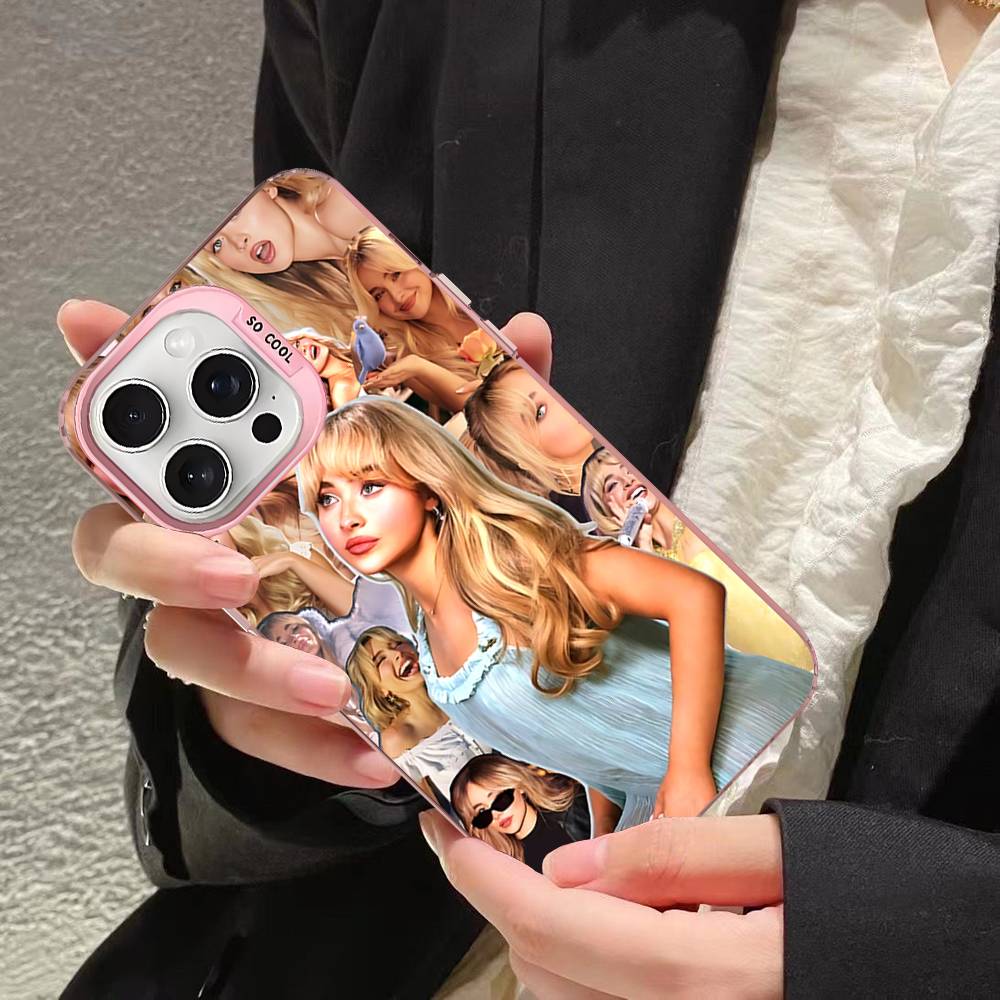 

Чехол для телефона Singer S-Sabrina C-Carpenter Для IPhone 16 15 14 13 12 11 Pro Max 17 Plus Цветной чехол iPhone 12