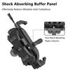 Motorcycle Phone Holder 15W Wireless Charger Fast Charging Shockproof Anti Theft Handlebar Phone Bracket Bike Cellphone Support