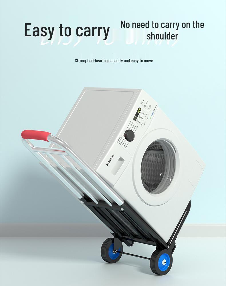 Foldable Handcart for Shopping and Luggage Transport