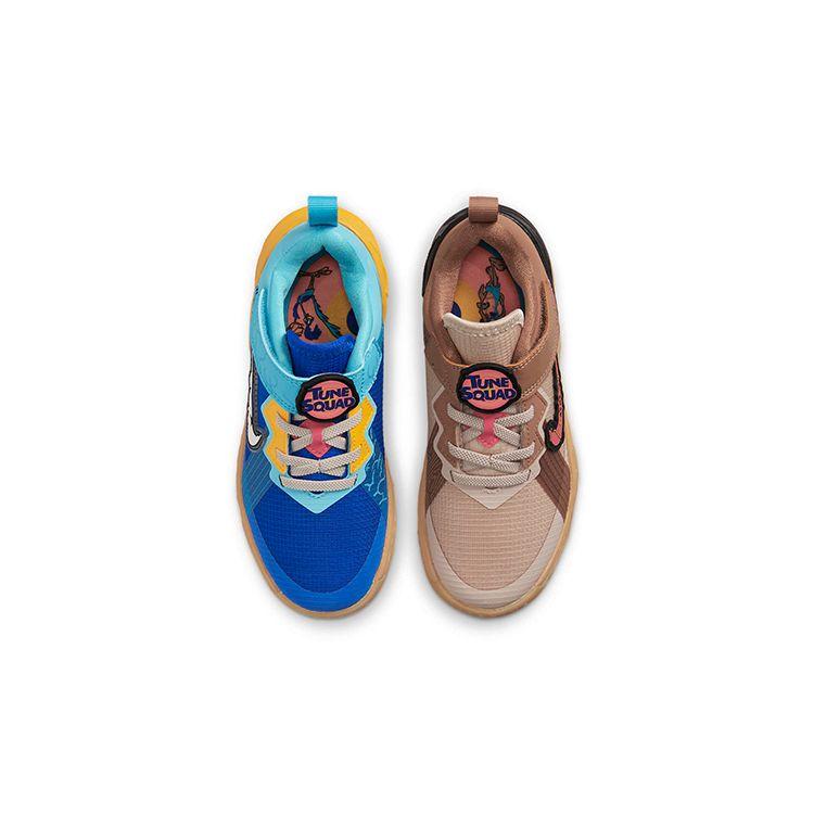 Nike Space Jam X LeBron 18 Low PS Wile E. X Roadrunner Kids Sneakers Multi-Color Racer-Blue Baltic-Blue DJ3761-401